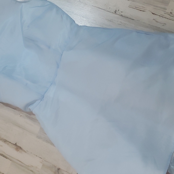 Chi Chi London Blue floral pleated party dress UK12/US8 - Picture 9 of 16